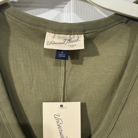 Universal Thread Olive and Brown Striped Tank Tops - Picture 7 of 13
